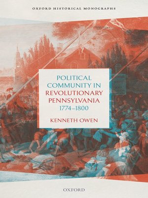 cover image of Political Community in Revolutionary Pennsylvania, 1774-1800
